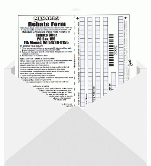 Menards Rebate Center Forms