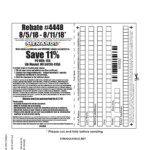 Menards Rebate Form 4448