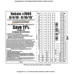 Printable Menards Rebate Form